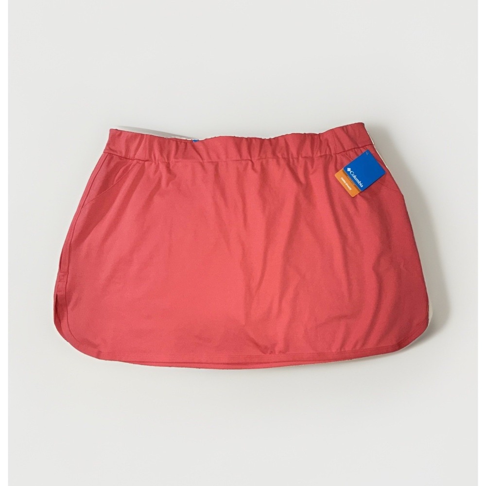 Columbia Sandy Creek Stretch Skort Woman's 3X Red/Coral NWT 50 UPF MSRP $65